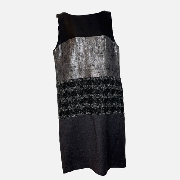 Tory Burch | Metal Woven Color Block Sheeth Dress - Picture 1 of 7